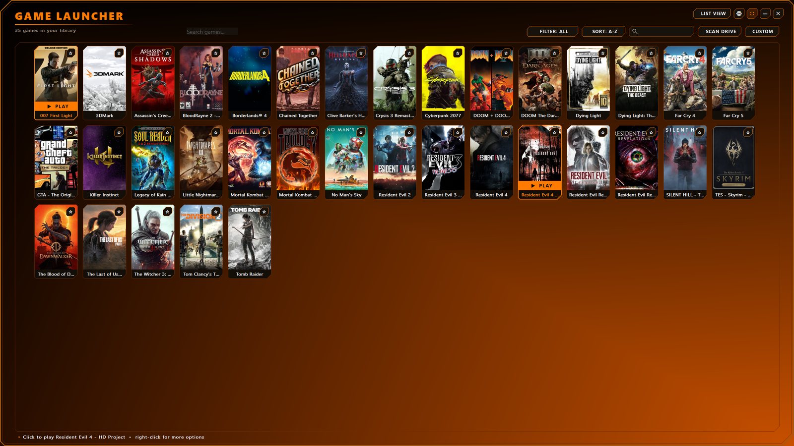 The Vault console mode